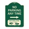 Signmission No Parking Anytime Tow-Away Zone W/ Right Arrow Heavy-Gauge Aluminum Sign, 24" x 18", G-1824-23771 A-DES-G-1824-23771 - alternate 1